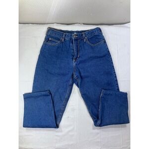 Guide Gear Women Jeans Plaid Lined‎ Blue Denim Straight Leg Casual Size 6